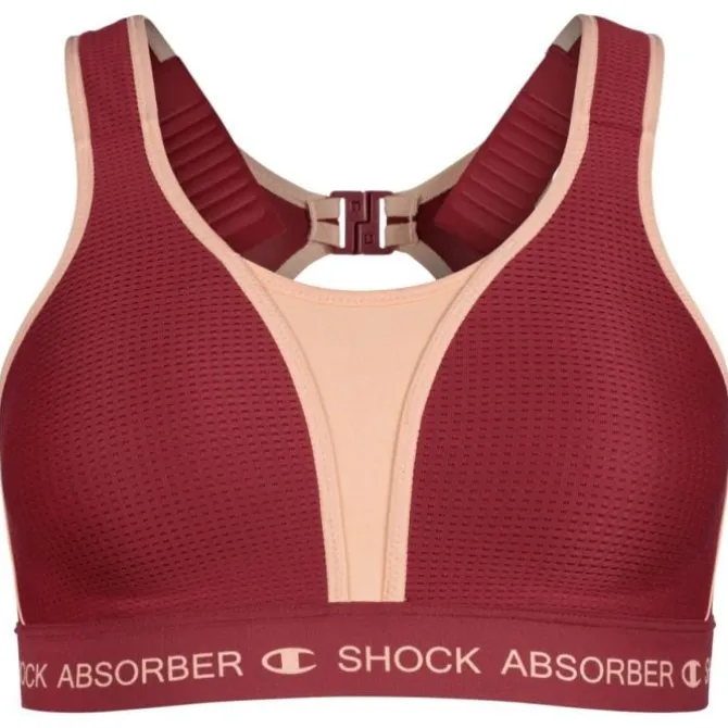 Shock Absorber Urheilurintaliivit^Ultimate Run Bra Padded Punainen