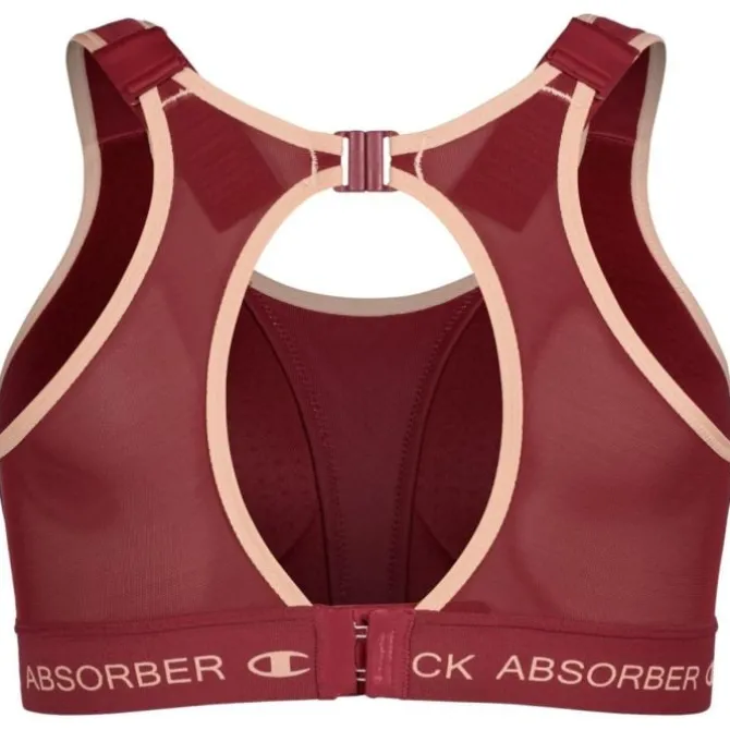 Shock Absorber Urheilurintaliivit^Ultimate Run Bra Padded Punainen