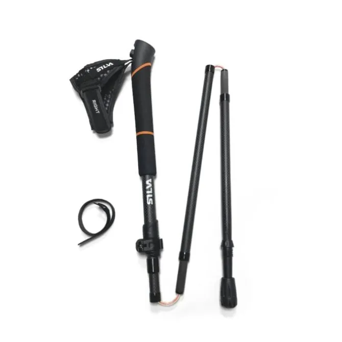 Silva Sauvat^Running Poles Carbon Adjustable Musta