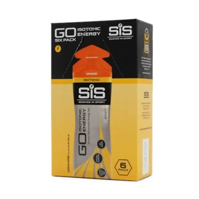 Sis Ravintolisät^GO Isotonic Energy Gel 6x60ml. Orange