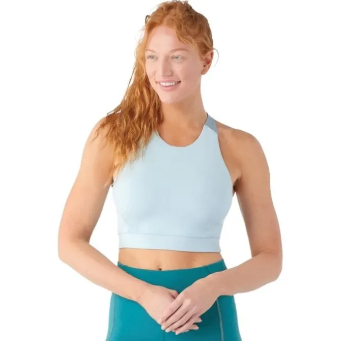 Smartwool Urheilurintaliivit^Active Crop Bra Sininen