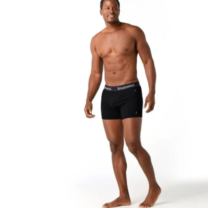 Smartwool Juoksualusasut^Boxer Brief Boxed Wool Musta