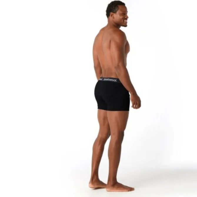 Smartwool Juoksualusasut^Boxer Brief Boxed Wool Musta