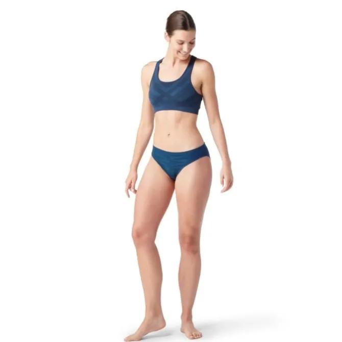 Smartwool Juoksualusasut^Merino Sport Seamless Bikini Boxed Sininen