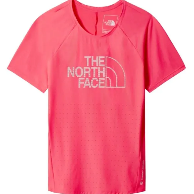 The North Face T-paidat Ja Pitkähihaiset^Flight Weightless S/S Shirt Punainen