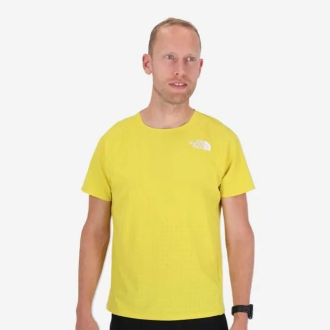 The North Face T-paidat Ja Pitkähihaiset^Flight Weightless S/S Shirt Keltainen