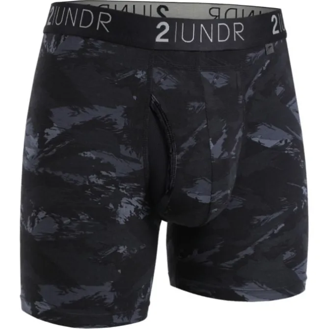 2UNDR Juoksualusasut^Swing Shift Boxer Musta