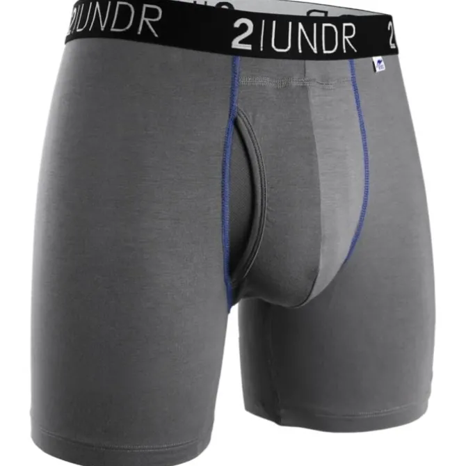 2UNDR Juoksualusasut^Swing Shift Boxer Harmaa