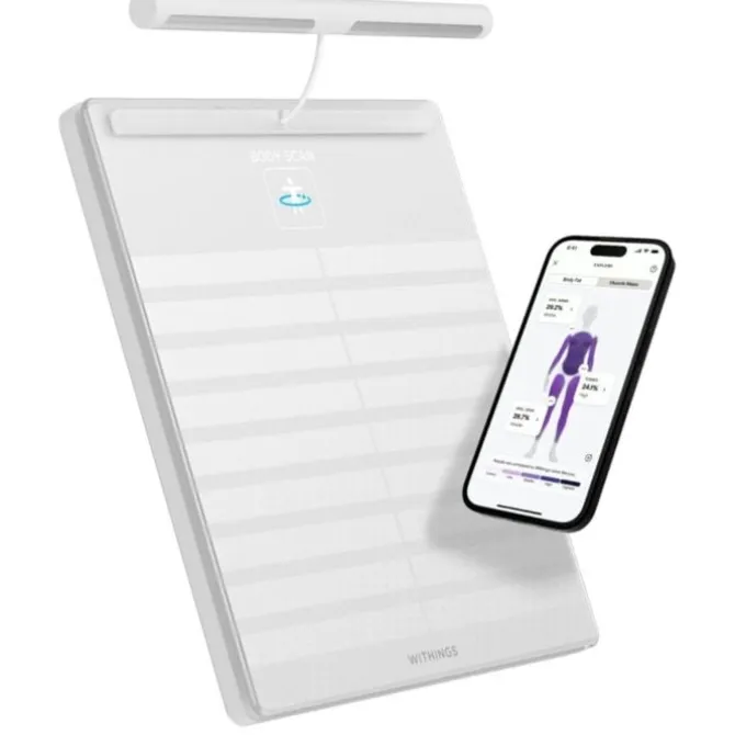 Withings Henkilövaaka | Hyvinvointi/palautuminen^Body Scan Valkoinen