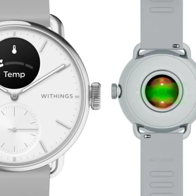 Withings Gps-kellot/hrm^Scanwatch 2 38mm Valkoinen