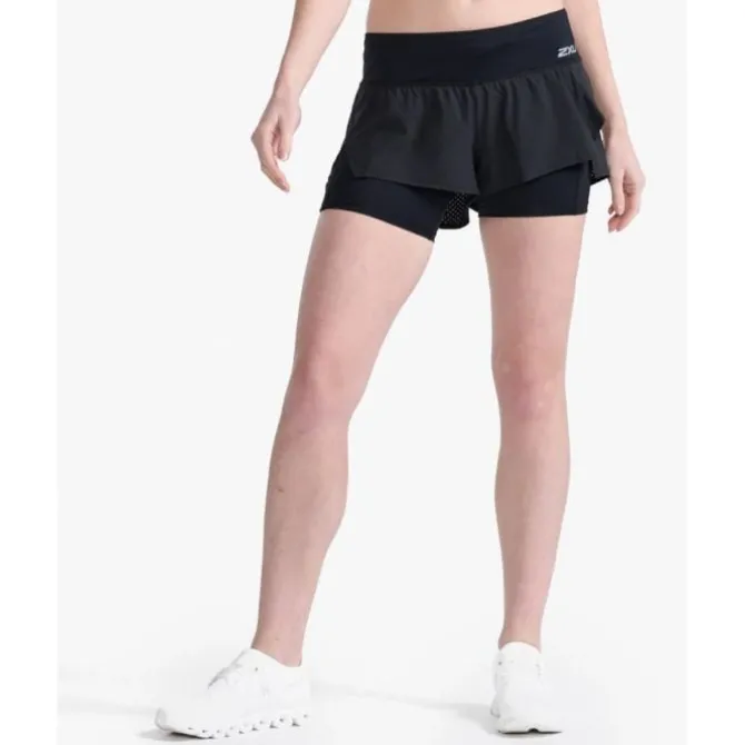 2XU Lyhyet Trikoot Ja Shortsit^Aero 2in1 4 inch Shorts Musta