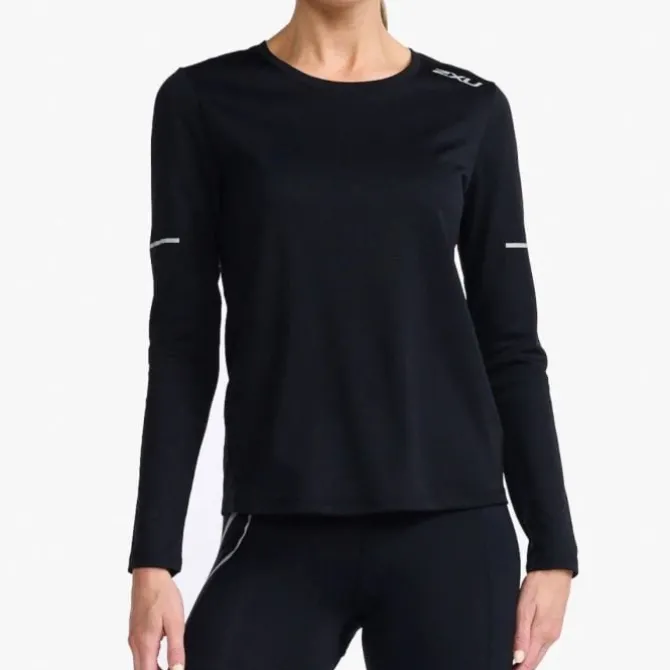 2XU T-paidat Ja Pitkähihaiset^Aero Long Sleeve Tee Musta