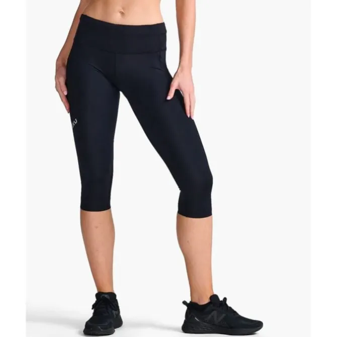 2XU Pitkät Trikoot Ja Housut^Aero Mid-Rise Compression 3/4 Tight Musta