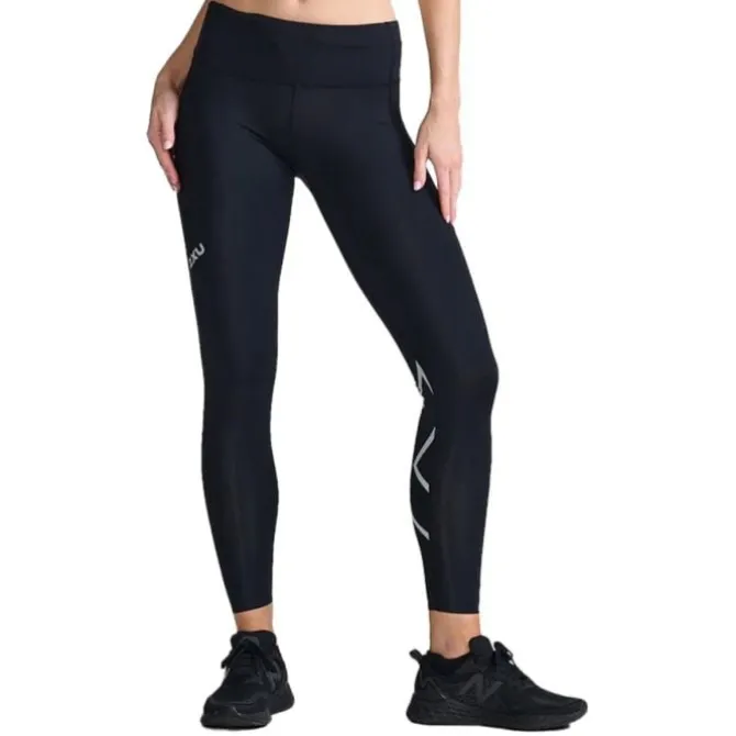 2XU Pitkät Trikoot Ja Housut^Aero Mid-Rise Compression Tight Valkoinen